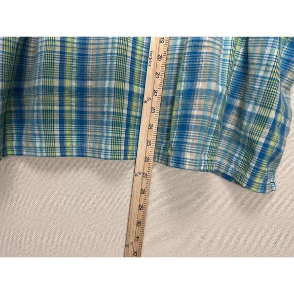 Catherines Women’s 1X 18/20 Teal Blue/Yellow/White 3/4 Sleeves Spring Easter - Picture 12 of 12